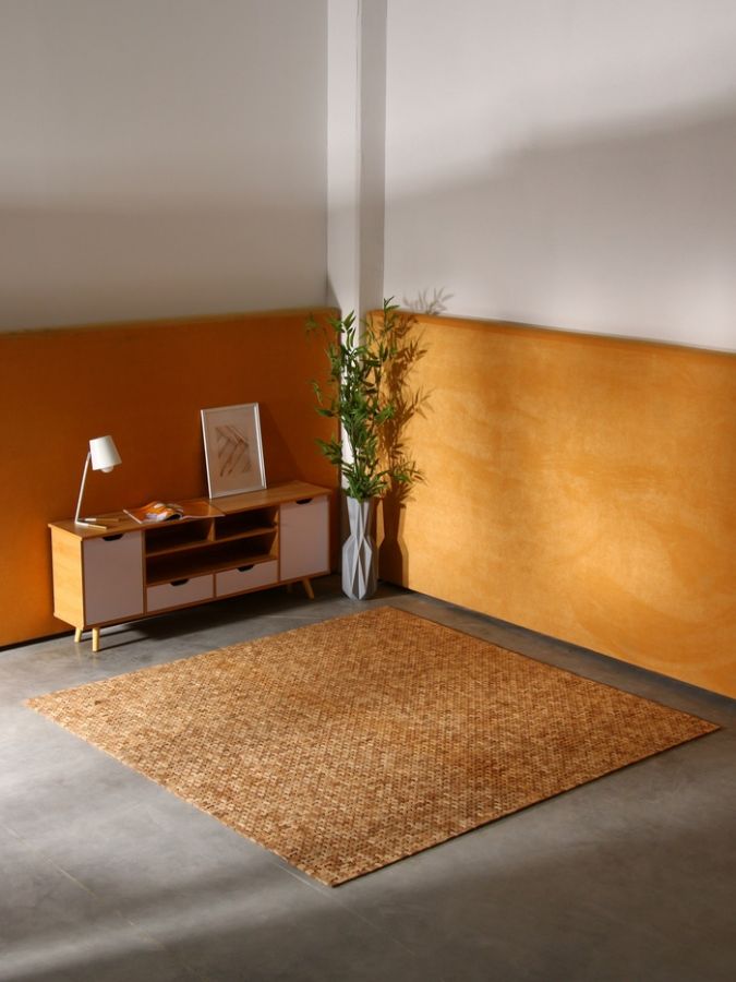 Коврик из тикового дерева, 200х200х0,7 см