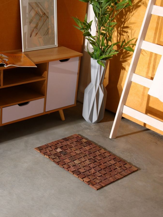 Коврик из тикового дерева, 60х40х0,7 см