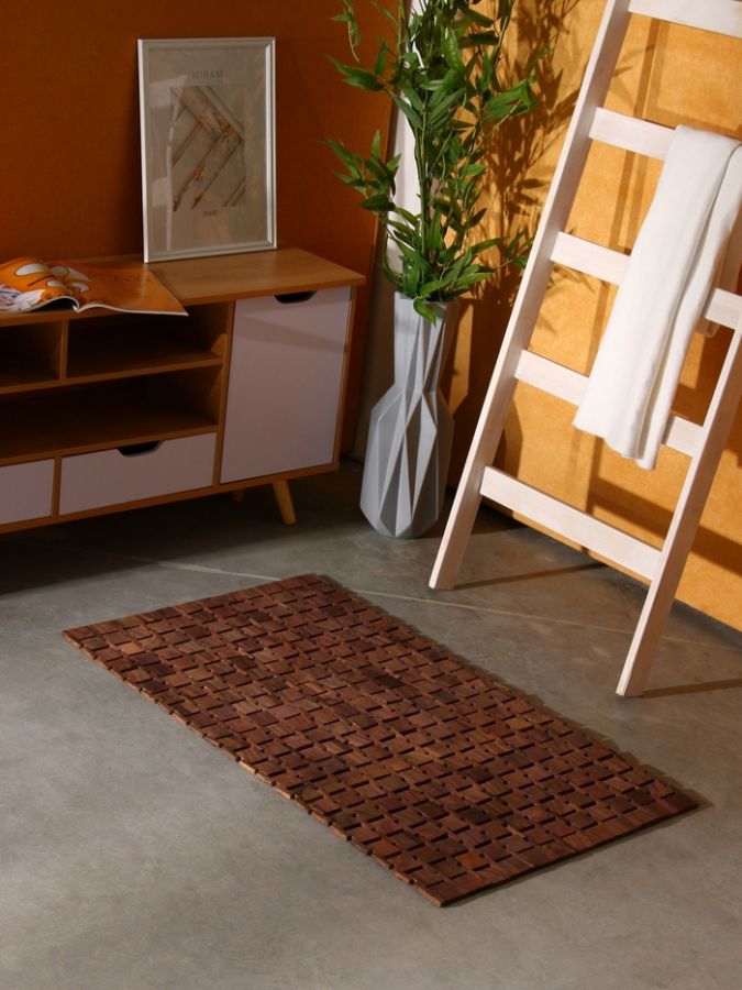 Коврик из тикового дерева, 100х60х0,7 см
