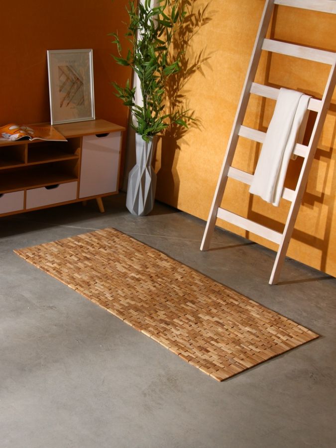 Коврик из тикового дерева, 150х70х0,7 см