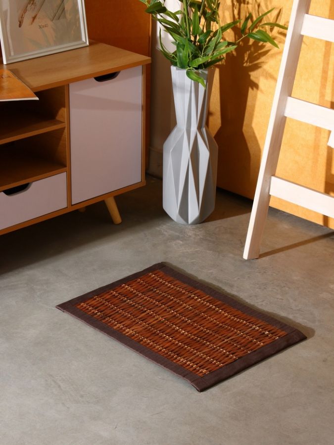 Коврик плетёный из ротанга, 60х40х0,5 см