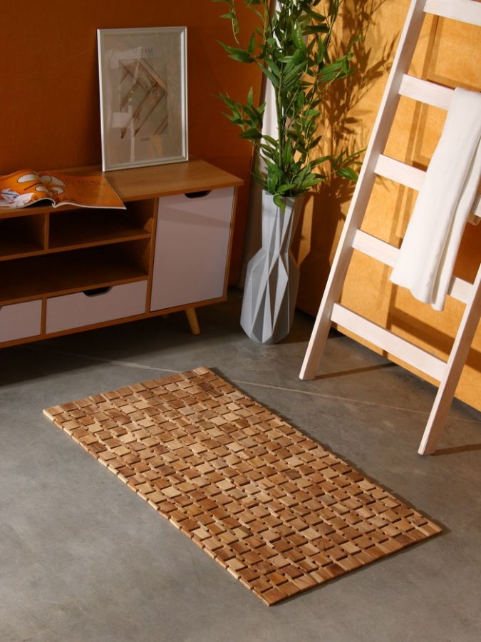 Коврик из тикового дерева, 100х60х0,7 см