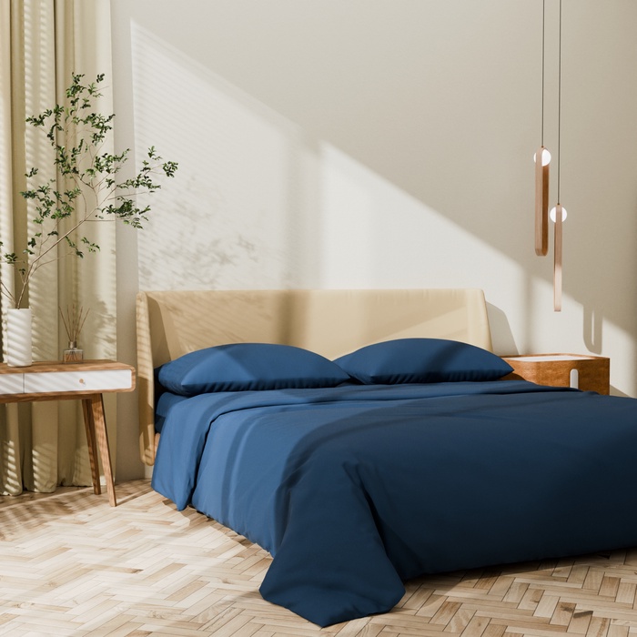 Постельное бельё LoveLife евро Sea depth 200х217см, 225х240см, 50х70см-2шт, 100%хлопок, сатин, 125г/м?