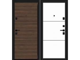 Входная Дверь el’PORTA (Portika) Porta M-3 П50/50 (AB-4) Tobacco Greatwood/Silky Way 2 Замка с Ночной Задвижкой 980х2050мм Левое Открывание / Портика 3319-1364.