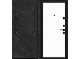 Входная Дверь el’PORTA (Portika) Porta M-3P П50/50 Black Stone/Silky Way 2 Замка с Ночной Задвижкой 880х2050мм Левое Открывание / Портика 3318-1306.