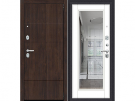 Входная Дверь el’PORTA (Portika) Porta R-3 4/П61 Almon 28/Super White 980х2050мм Левое Открывание / Портика 0319-0183.