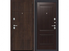 Входная Дверь el’PORTA (Portika) Porta R-3 4/K42 Almon 28/Wenge Veralinga 2 Замка с Ночной Задвижкой 880х2050мм Правое Открывание / Портика 0328-0590.