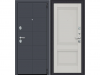 Входная Дверь el’PORTA (Portika) Porta R-3 10/K42 Graphite Pro/Nardo Grey 2 Замка с Ночной Задвижкой 880х2050мм Правое Открывание / Портика 0328-0478.
