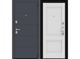 Входная Дверь el’PORTA (Portika) Porta R-3 Graphite Pro 980х2050мм Левое Открывание / Эльпорта Портик 0319-0787.