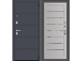 Входная Дверь el’PORTA (Portika) Porta R-3 Graphite Pro 980х2050мм Левое Открывание / Эльпорта Портик 0319-1656.