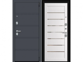 Входная Дверь el’PORTA (Portika) Porta R-3 Graphite Pro 980х2050мм Правое Открывание / Эльпорта Портик 0329-1645.