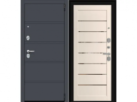 Входная Дверь el’PORTA (Portika) Porta R-3 Graphite Pro 980х2050мм Правое Открывание / Эльпорта Портик 0329-1661.