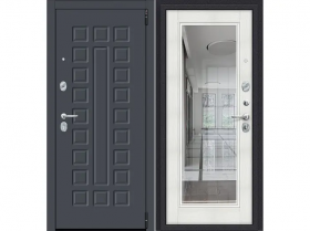 Входная Дверь el’PORTA (Portika) Porta R-3 Серебро 980х2050мм Левое Открывание / Эльпорта Портик 0319-0123.