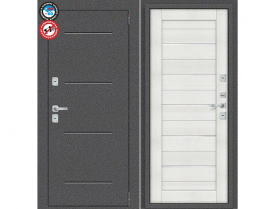 Входная Дверь el’PORTA (Portika) Porta T2 Антик Серебро 880х2050мм Левое Открывание / Эльпорта Портик 1218-0161.