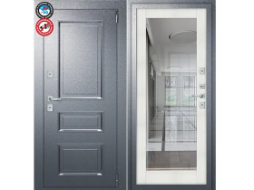 Входная Дверь el’PORTA (Portika) Porta T4 Букле Графит 880х2050мм Левое Открывание / Эльпорта Портик 1418-0349.