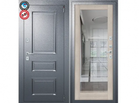 Входная Дверь el’PORTA (Portika) Porta T4 Букле Графит 880х2050мм Правое Открывание / Эльпорта Портик 1428-0362.