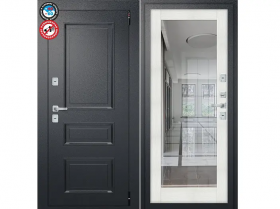 Входная Дверь el’PORTA (Portika) Porta T4 Черный 880х2050мм Левое Открывание / Эльпорта Портик 1418-0357.