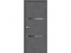 Межкомнатная Дверь Каркасно-Щитовая el’PORTA (Portika) Браво-2.55 Slate Art Остекленная Mirox Grey 600х2000мм (Полотно 1шт.) / Портика 153-1047.