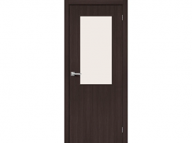 Межкомнатная Дверь Каркасно-Щитовая el’PORTA (Portika) Браво-7 Коричневый 400х2000мм (Полотно+Коробка+5 Наличников) / Эльпорта Портика 153-1604.