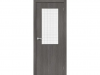 Межкомнатная Дверь Каркасно-Щитовая el’PORTA (Portika) Браво-7 Серый 700х2000мм (Полотно+Коробка+5 Наличников) / Эльпорта Портик 153-1571.