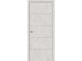 Межкомнатная Дверь Каркасно-Щитовая el’PORTA (Portika) Граффити-1.Д Серый 600х2000мм (Полотно+Коробка+5 Наличников) / Эльпорта Портика 153-1711.