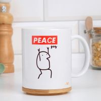 Кружка керамическая «Peaceдец», 320 мл