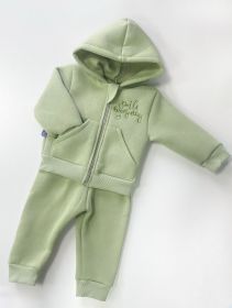 Костюм из футера, олива 134/4