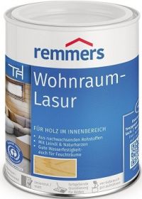Лазурь для Дерева Remmers Wohnraum-Lasur 20л Вишня, Восковая для Внутренних Работ.