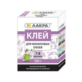 Клей для Виниловых Обоев 0.2кг Лакра.