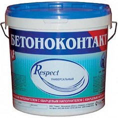 Бетонконтакт Germes Respect 5кг Универсальный, Адгезионный, Розовый / Гермес Респект.