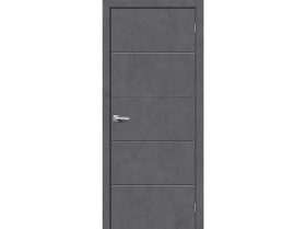 Межкомнатная Дверь Каркасно-Щитовая el’PORTA (Portika) Граффити-2.Д Серый 700х2000мм (Полотно 1шт.) / Эльпорта Портик 153-1667.