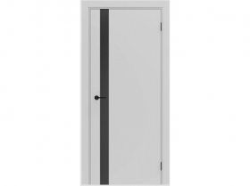 Межкомнатная Дверь Каркасно-Щитовая el’PORTA (Portika) Порта ПТА-51 B Полипропилен Nardo Grey Декор Mirox Grey 700х2000мм (Полотно+Коробка+5 Наличников) / Портика 58170-4221.