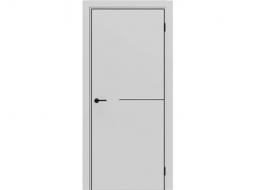 Межкомнатная Дверь Каркасно-Щитовая el’PORTA (Portika) Порта-50.1 B Полипропилен Nardo Grey 900х2000мм (Полотно+Коробка+5 Наличников) / Портика 58190-3901.