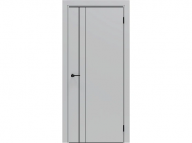 Межкомнатная Дверь Каркасно-Щитовая el’PORTA (Portika) Порта-58 4AB Полипропилен Nardo Grey 700х2000мм (Полотно+Коробка+5 Наличников) / Портика 58170-4428.
