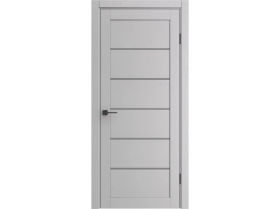 Межкомнатная Дверь Царговая el’PORTA (Portika) Порта-220 Полипропилен Ibis Wood Остекленная Grey Fog 800х2000мм (Полотно 1шт.) / Портика 58080-2426.