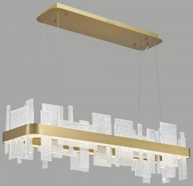 Cветильник Дизайнерский Wertmark Lotta WE460.03.303 Золото, Металл / Вертмарк.
