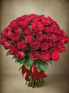 Букет из 51 розы красной