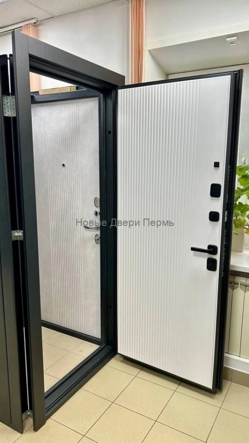 Дверь входная 9 см Кантри Эмалит белый