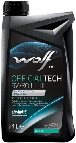 Wolf Officialtech C3 LL III 5W-30, 1л