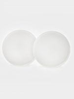 Тарелки Magistro White Snow, набор 2 шт., d=16.5 см, фарфор, белые