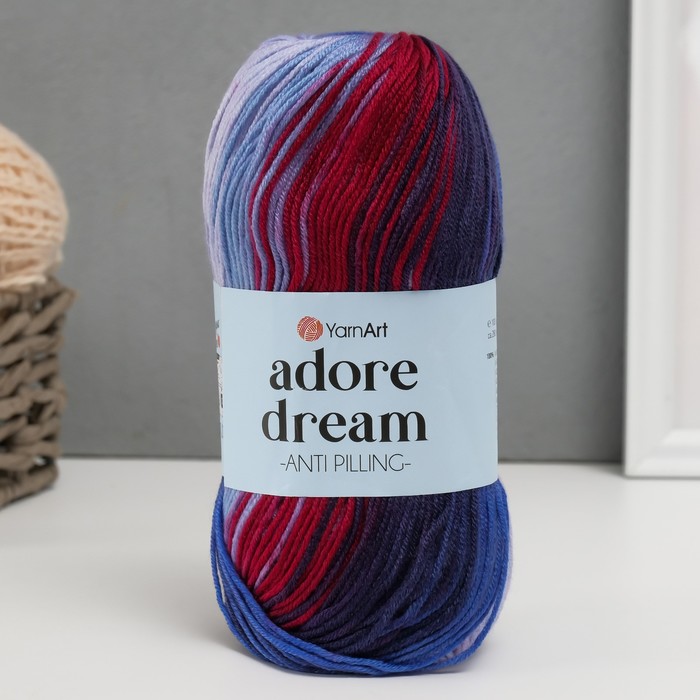 Пряжа для вязания спицами, крючком YarnArt, Adore Dream, 100% акрил антипиллинг, 280 м/100 г, (1075)