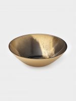 Салатник Magistro Brown Marble, d=17 см, стекло, коричневый