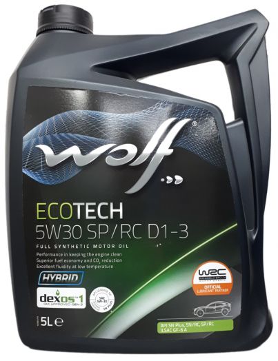 Wolf Ecotech D1-3 (G6) 5W-30, 5л