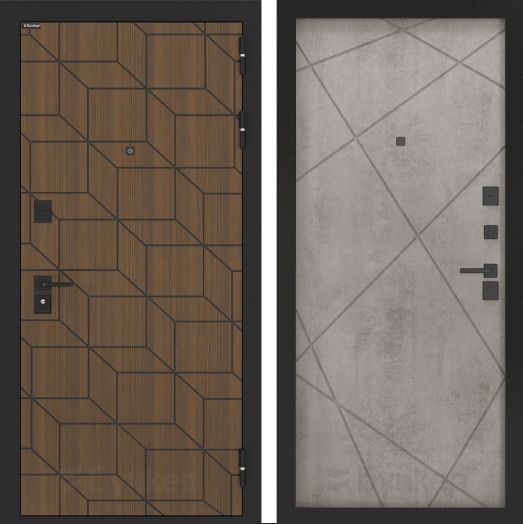 Входная дверь Бункер BN 03 - 03 Бетон светлый