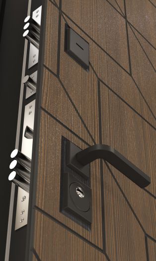 Входная дверь Бункер BN 03 - 26 RAL 9003 Эмаль белая