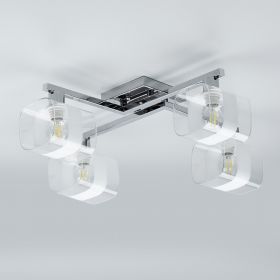 Люстра Потолочная Citilux Вирта CL139141 Хром / Ситилюкс
