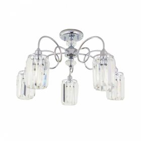 Люстра Хрустальная Citilux Синди CL330151 Хром / Ситилюкс