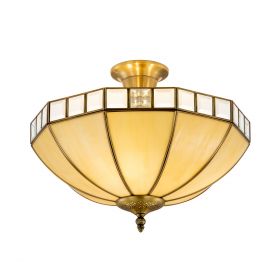 Люстра Витражная Потолочная Citilux Шербург-1 CL440141 Бронза / Ситилюкс