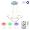 Умная Подвесная Люстра Citilux Неон Смарт CL731A330E RGB Белая / Ситилюкс