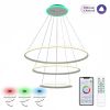 Умная Подвесная Люстра Citilux Неон Смарт CL731A090E RGB Белая / Ситилюкс